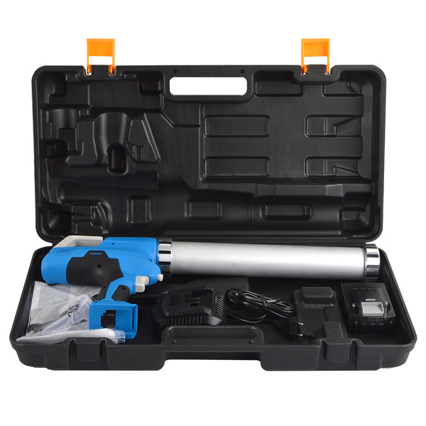 Akkupistole für Beutel 400/600ml inkl. 2 Akkus + Koffer