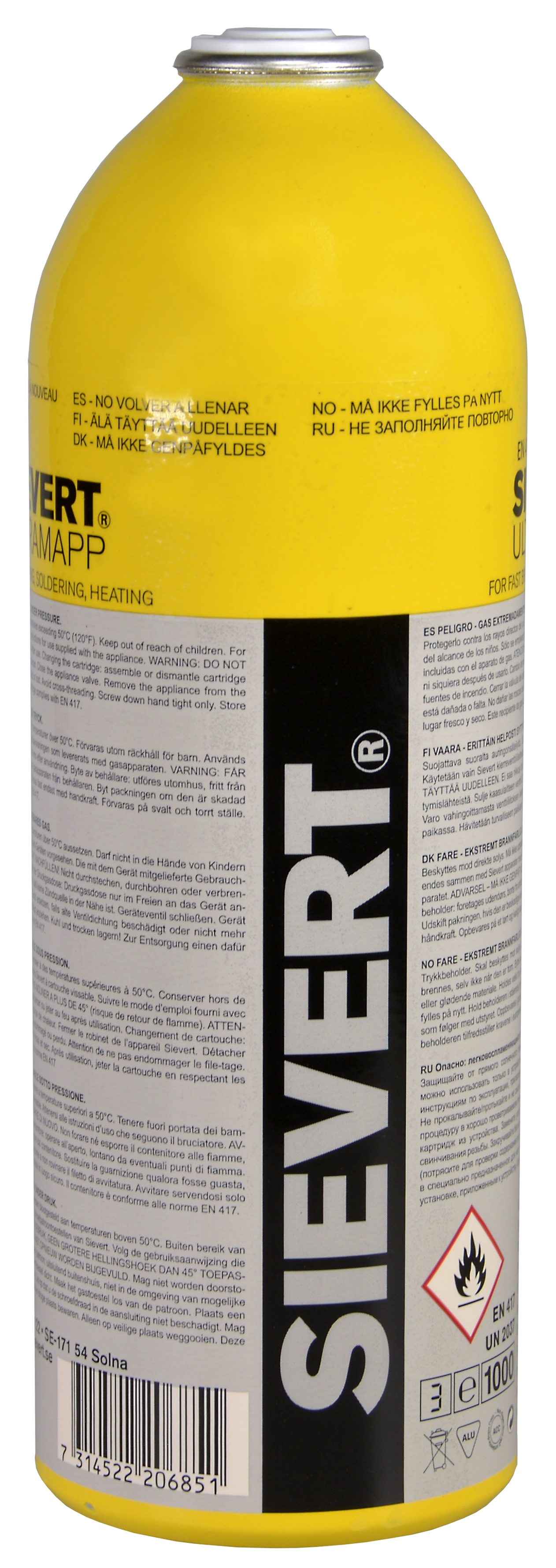 Ultramapp Gaskartuschen 788 ml