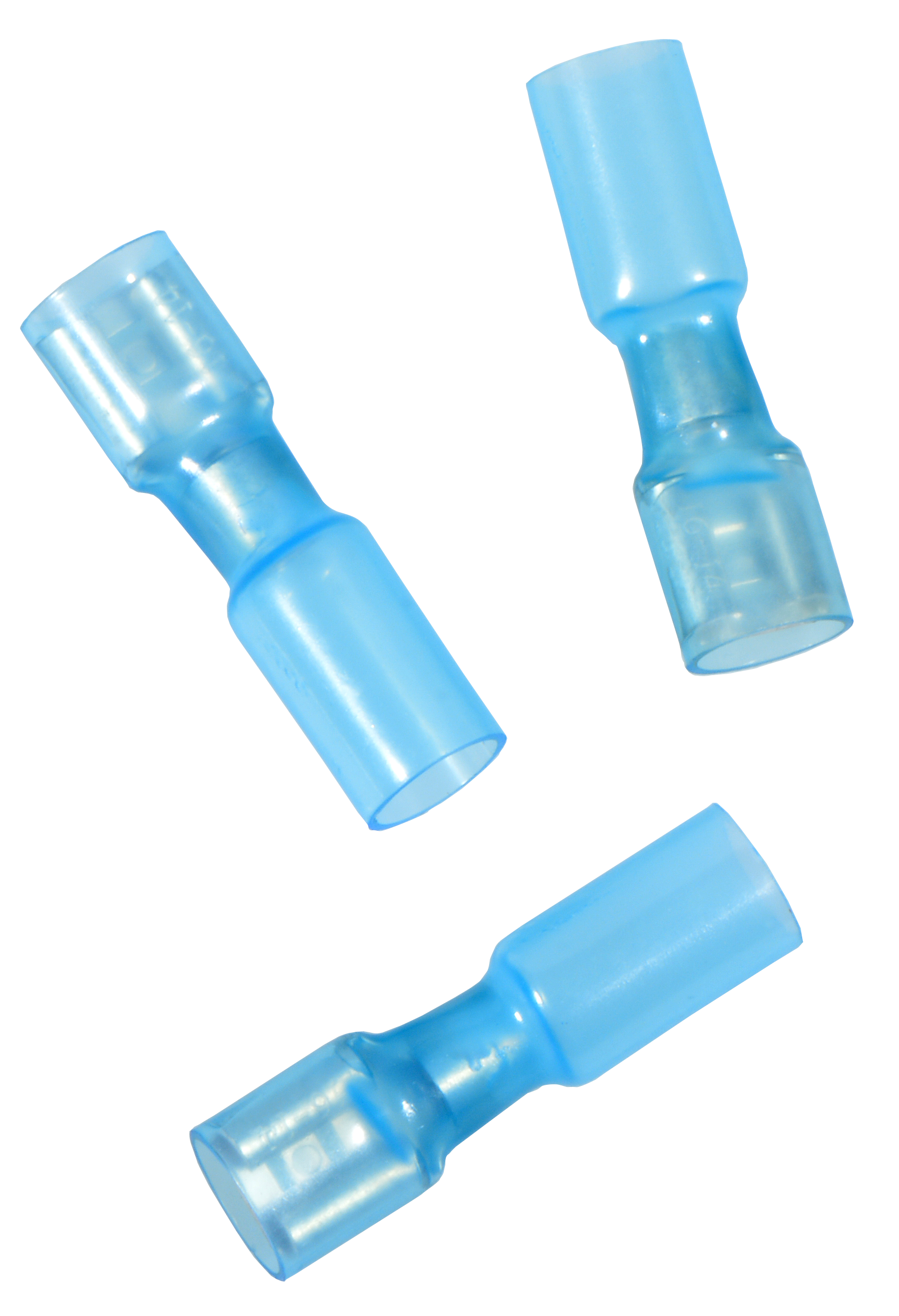 Flachhülse Blau  6,3 mm